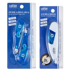 Comet 修正帶 + 替換帶 2入, 1組, 白色