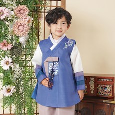 男童明州野花韓服套裝