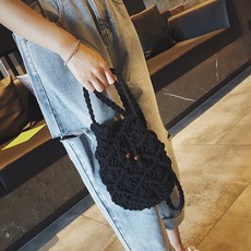 소리달 여성용 파엘 가벼운 니트 크로스백