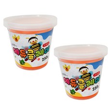 에듀클레이 유아용 클레이 2p, 주황