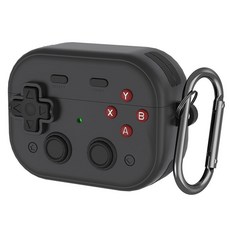 Koios 復古遊戲手把造型耳機殼, 黑色, 1個, AirPods Pro 2