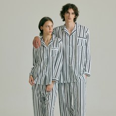 TERAWOOD 條紋長袖睡衣上下裝套組