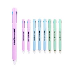 misoro 1500 Unique 3色中性筆 0.5mm 2189, 粉紅色, 藍色, 薄荷綠, 9個