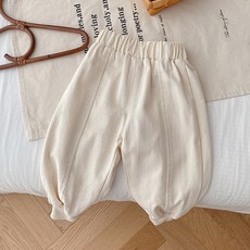 JOYMULTI 嬰幼兒褶飾棉質束口褲