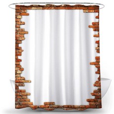 北歐簡約浴室浴簾 款式3 180 x 200 cm L86, 1個