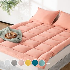 BLEDIK HOME 水洗超細纖維厚實柔軟薄墊, 玫瑰粉色