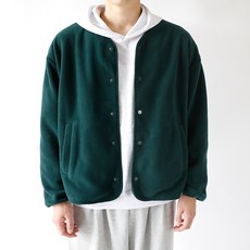 HARRISON HOMME 男士寬鬆版型刷毛Y領開襟衫 TBC1032