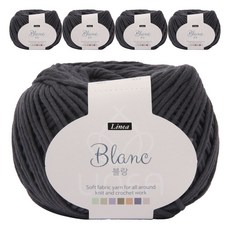 브랜드얀 블랑 뜨개실 5p, 차콜 네이비(711)
