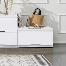 가이온 리빙 600 서랍장, 화이트, 1단