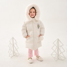 New Kids On Milk Mile Esther Bunny 女童花朵奶油兔Wellon長版大衣