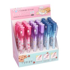 SSUEIM&CCLIM Montalmongal Secret Pen Plus 圓珠筆套組 3 x 8p, 01 粉色、02 紫色、03 藍色, 1組