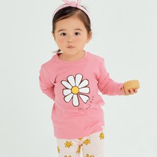 따솜 아동용 하이플라워 30수 후라이스 9부 실내복 상하세트