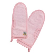 Oceantowel 雙手去角質護理 女士沐浴手套, 單一顏色, 1套, 2入