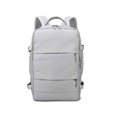 JH Company 經典多口袋後背包, 灰色