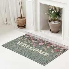 Rugum 歡迎康乃馨線圈門墊, 60 x 90 cm, 1個
