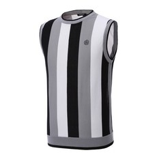 applerind 普通條紋針織背心 AHRUVT01GREY