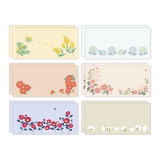 Mellow 四季零用錢信封 6款套組, 2套, 混合色