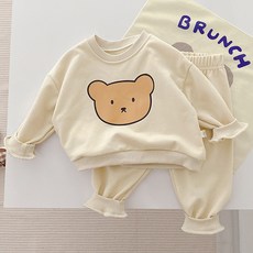 조이멀티 엠케이 아동용 심플 빅베어 상하 바지 세트