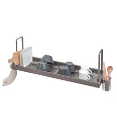 QUEEN nex Challenge 壁掛式碗盤瀝水架 800, 混合顏色, 1個