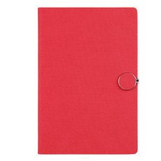商務皮革封面筆記本, 1個, 紅色 (g10)