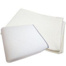 hwamo baby Babysoft 3中學紗布蓋單獨的四個季節孩童土豆泥墊, 米色, 1入