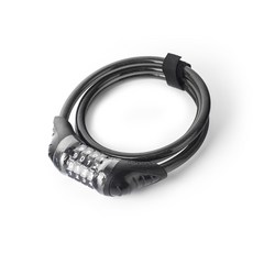 ONGUARD 密碼式自行車鎖 8171K 120CM, 黑色, 1個