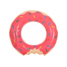Solid Room成人用戲水圓形甜甜圈設計泳圈, 1個, 粉色
