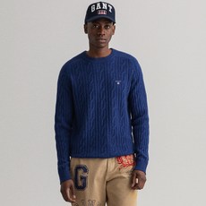 GANT 男款羔羊毛C領針織衫 DG72120115 8050123