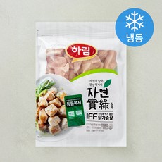 하림 동물복지 인증 자연실록 IFF 한입 닭가슴살 (냉동), 1개, 500g