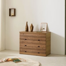 노아가구 네오 광폭 초대형 서랍장 1000 방문설치, 옹이, 3단