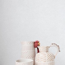 홈앤데코 물로붙이는 인테리어 포인트 합지벽지, 화이트(49563-40)