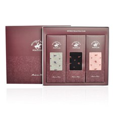 BEVERLY HILLS POLO CLUB 比佛利保羅 女款野花花卉時尚襪3雙組