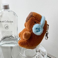소리달 퍼실 뚱 카피바라 가방 인형 키링, 12cm, 스카이, 1개