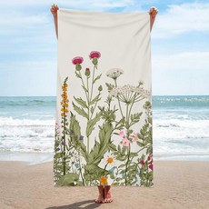 UNHAVE 夏日派對沙灘巾 90 x 180 cm, 1個, 27 自然