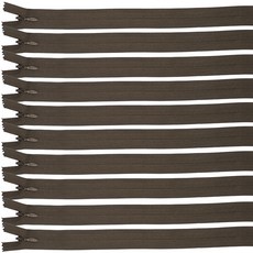 JSTrading 콘솔지퍼 60cm, 08초코브라운, 10개