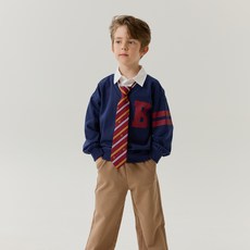 OWLEYBARN 男童帥氣線條翻領上下套裝