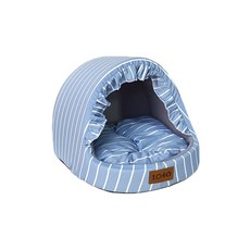 1040펫 동글이 강아지 쿠션하우스, 모던블루, 1개
