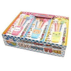 三劍客橡皮擦鉛筆組, 多色, 1組