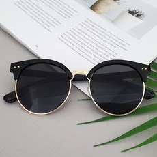 孩童金屬半框太陽眼鏡