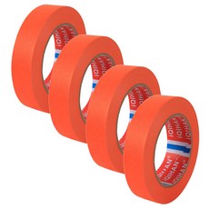 iQIHAN DADA 彩色和紙膠帶 20mm x 20m, 橘色, 4個