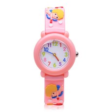 KIDSQUARE 兒童3D印花果凍手錶 Cupid_AB623