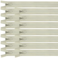 JSTrading 콘솔지퍼 25cm, 07 린넨베이지, 15개