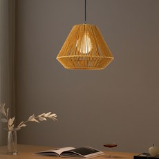 VITZRO LIGHTING Skein 藤編餐桌燈 A型, 棕色