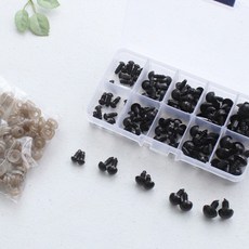 螺絲型娃娃眼睛組, 黑色的, 1套