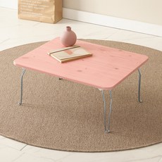 YEDAUM Sweet 輕便折疊飯桌, 粉紅色