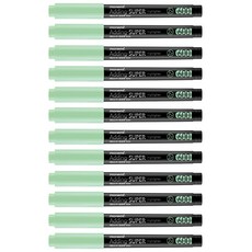 Monami 艾丁超級 600 粉彩螢光筆, 12個, 粉彩綠