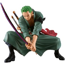 BANPRESTO One Piece SCultures BIG Modeling King Summit Final Battle 4 vol.3 Roronoa Zoro Grand Reaper 再版手辦, 1個