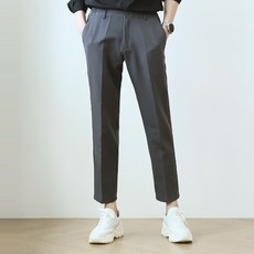블루포스 남성용 엔스톨 옆밴딩 슬림 스트레이트핏 캐주얼 정장 슬렉스