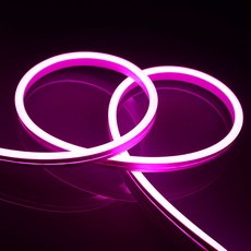 LED 12V 霓虹軟燈條 線燈, 粉紅色