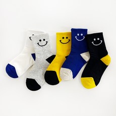 Ruth Kids 兒童微笑點綴襪子5雙組